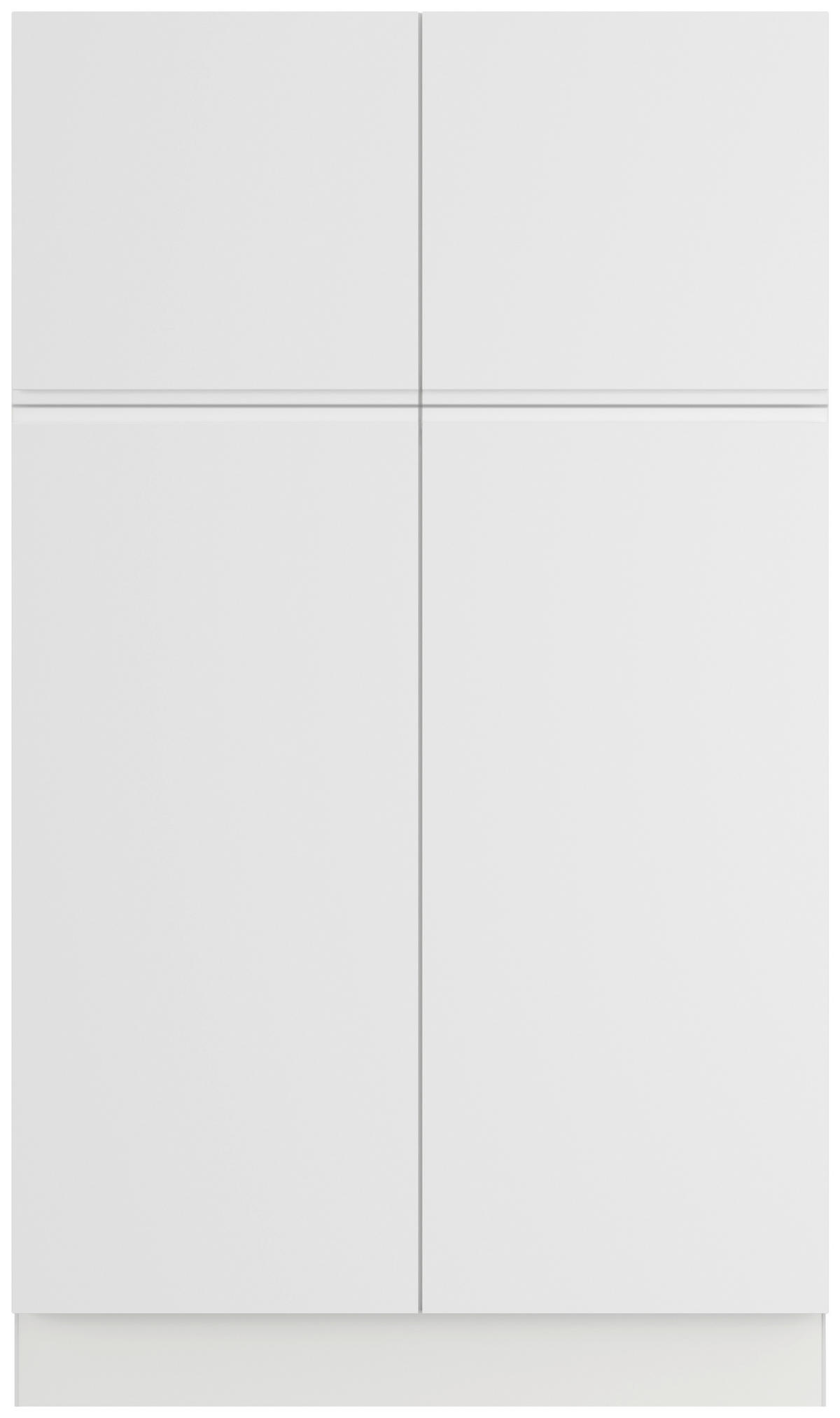 WÄSCHESCHRANK 120/206,2/58 cm  in Weiß  - Weiß, Basics, Holzwerkstoff (120/206,2/58cm) - Impuls