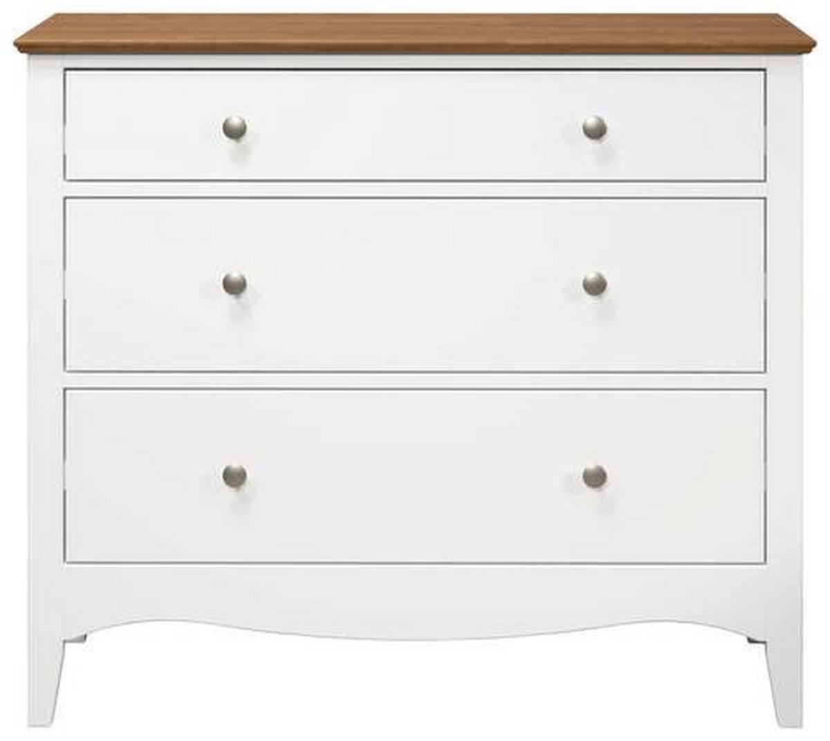 KOMMODE  in 100/86/42 cm  - Dunkelbraun/Silberfarben, LIFESTYLE, Holz/Holzwerkstoff (100/86/42cm)