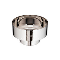 KERZENHALTER - Silberfarben, Basics, Metall (14/9,5cm) - Fink