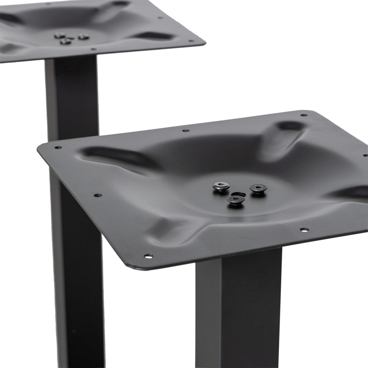 TISCHGESTELL in Metall   - Schwarz, MODERN, Metall (80/72/40cm) - Livetastic