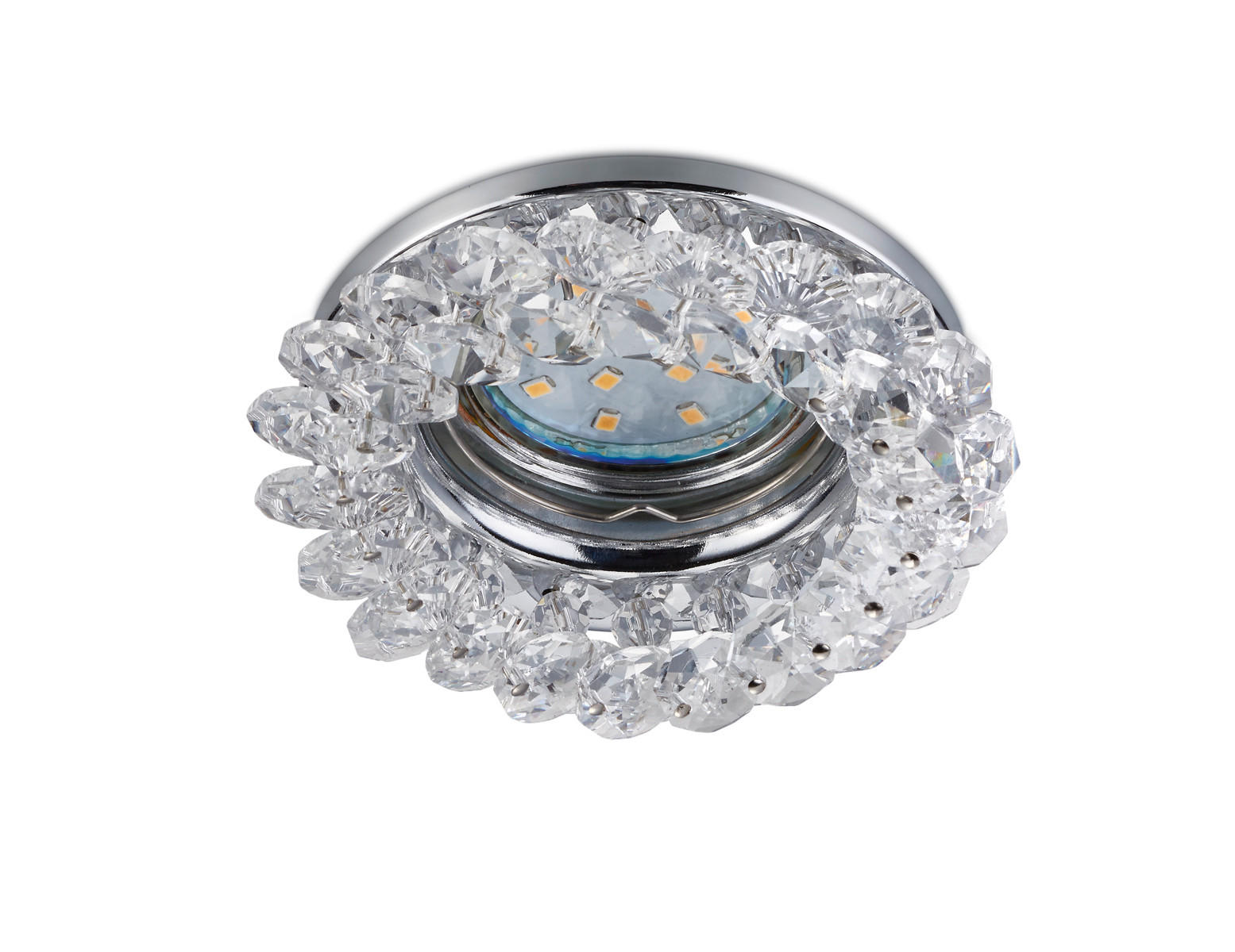 EINBAUSPOT 9,0/9,5 cm   - Chromfarben, LIFESTYLE, Glas/Metall (9,0/9,5cm) - Trio Leuchten