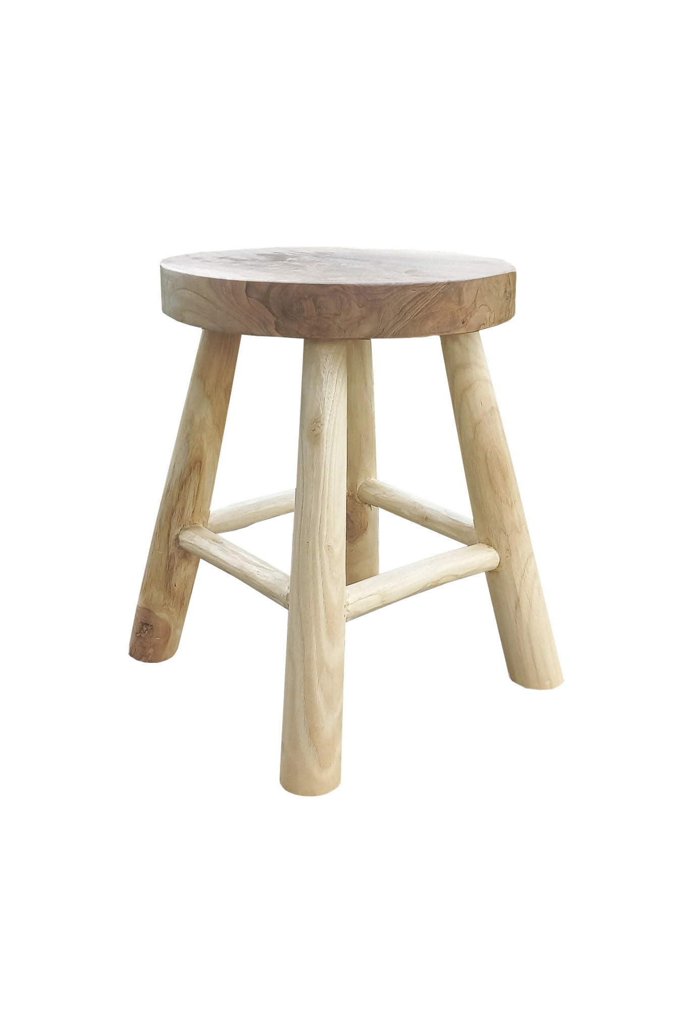 GARTENHOCKER in  - Naturfarben, Design, Holz (35/45/35cm) - Livetastic