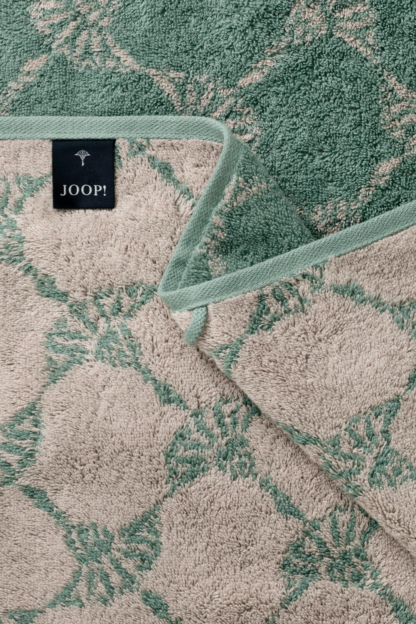 Thumbnail - Joop! Handtuch, Grün, Textil, Floral, 50x100 cm, Textiles Vertrauen - Oeko-Tex®, Made in Germany, Oeko-Tex® Standard 100...