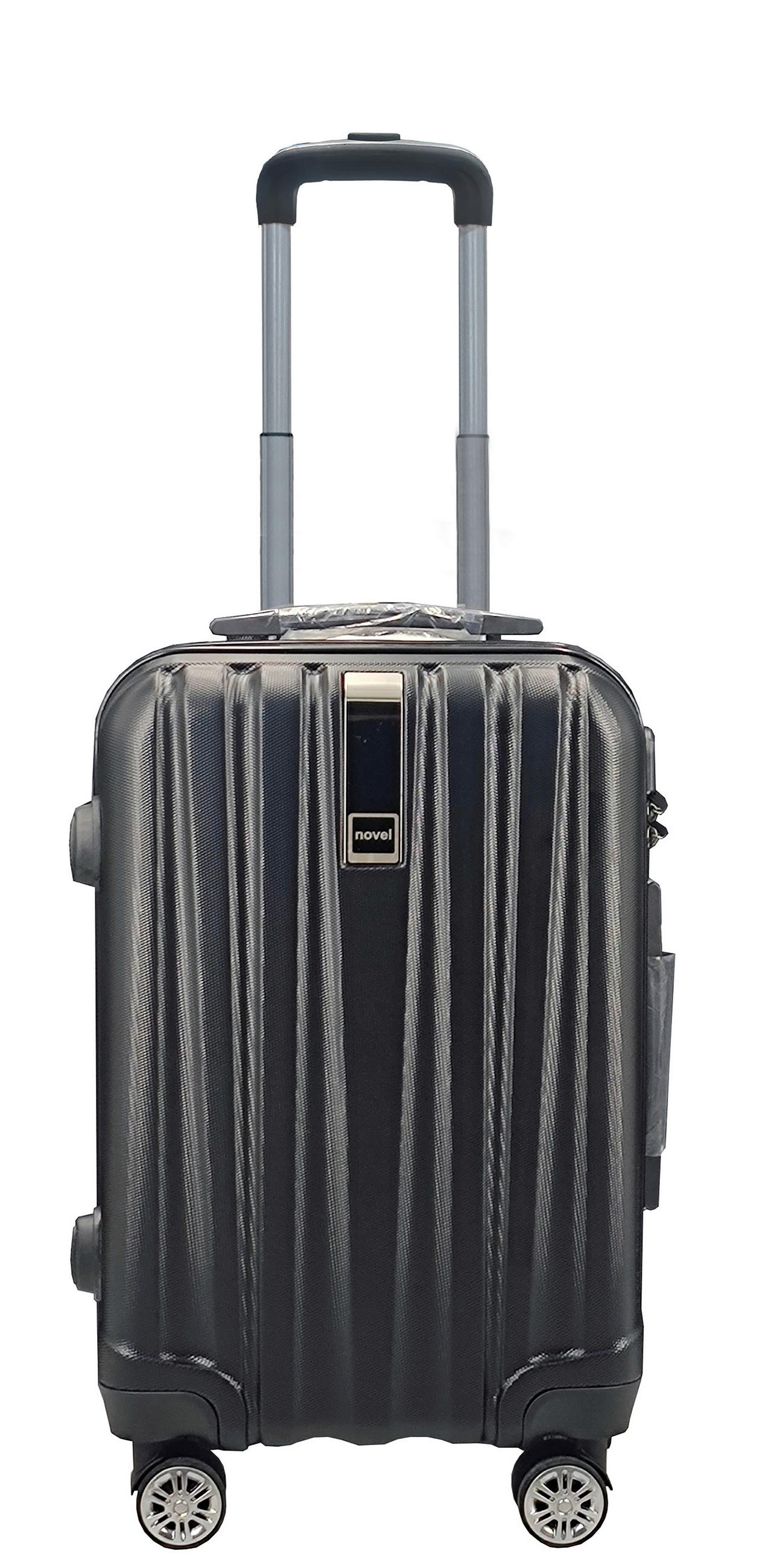 REISEKOFFER Schwarz  - Schwarz, Basics, Kunststoff/Metall (36/55/23cm) - Novel