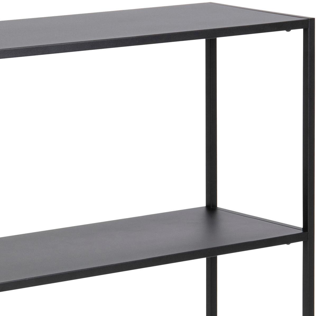 KONSOLENTISCH in Metall   - Schwarz, Trend, Metall (79,5/80,5/26cm) - MID.YOU