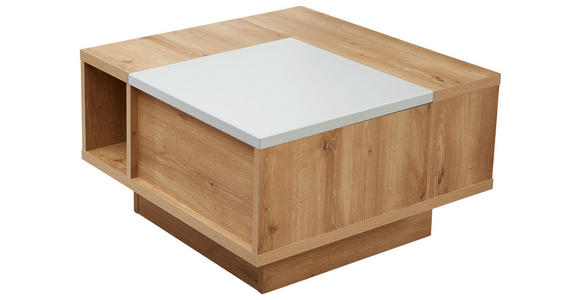 COUCHTISCH in Holzwerkstoff 75/75/45 cm  - Hellgrau/Eiche Artisan, KONVENTIONELL, Holzwerkstoff (75/75/45cm) - Novel