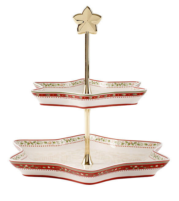 STALAK ZA CUPCAKE - višebojno/zlatne boje, Basics, metal/keramika (34cm) - Villeroy & Boch