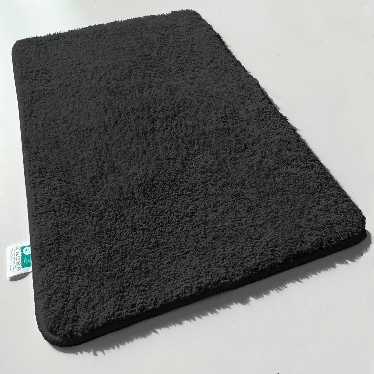 BADEMATTE SKY Schwarz 80/150 cm  - Schwarz, Basics, Kunststoff/Textil (80/150cm) - Floordirekt