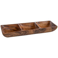 SKODELICA ZA PRIGRIZKE   les      40,5/14/5 cm    - barve akacije, Konvencionalno, les (40,5/14/5cm) - Homeware Profession.