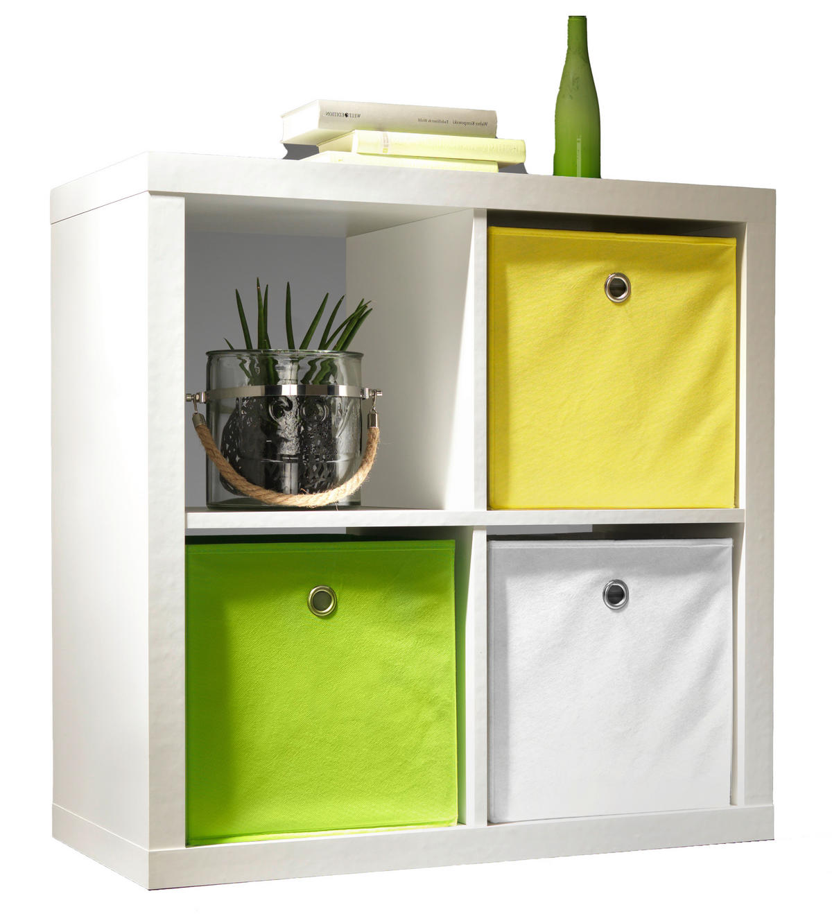 RAUMTEILER  in Holzwerkstoff   - Weiss, Design, Holzwerkstoff (77/77/38cm) - Carryhome