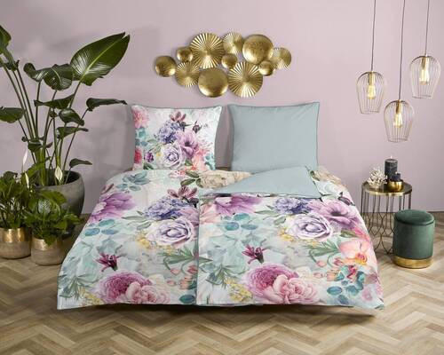 WENDEBETTWÄSCHE Anamin Satin 135/200 cm  - Multicolor, Natur, Textil (135/200cm)