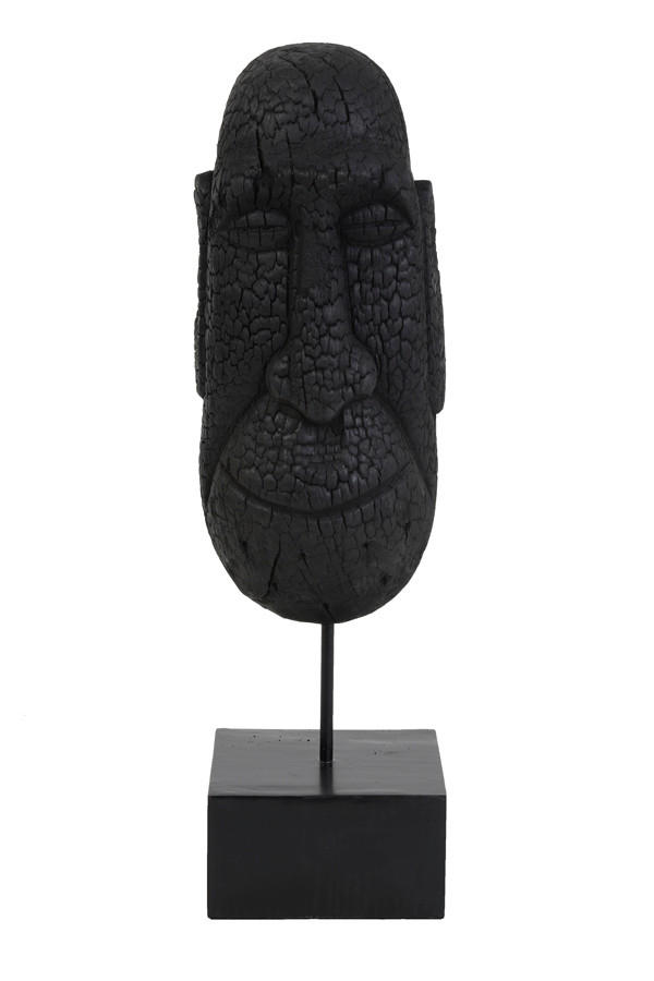 SKULPTUR - Schwarz, Basics, Holz (15/47,5/14cm) - Light & Living