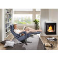 RELAXSESSEL in Leder Schwarz  - Schwarz, Design, Leder/Metall (75/106/88cm) - Dieter Knoll