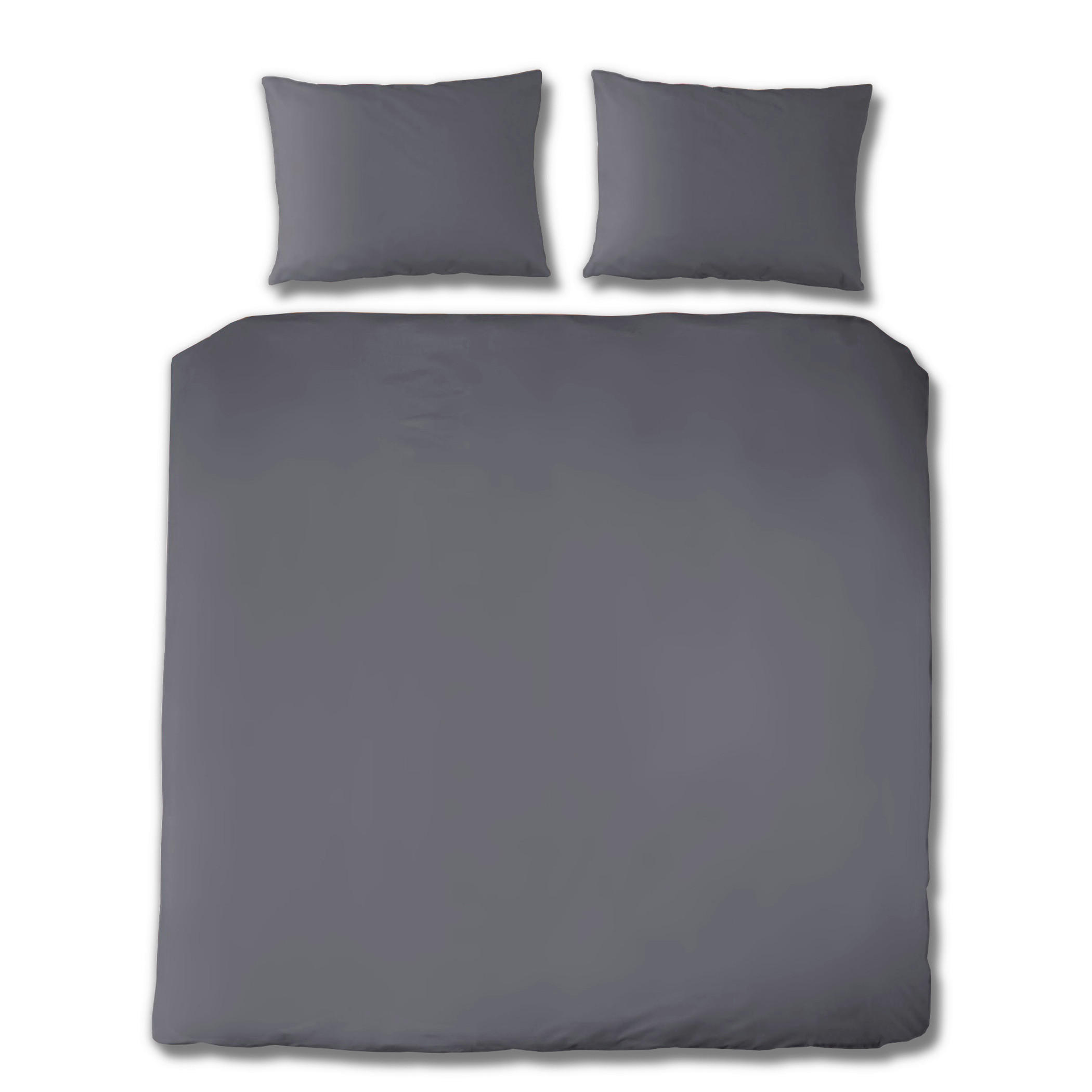 BETTWÄSCHE 3-teilig Satin 200/220 cm  - Grau, Design, Textil (200/220cm) - Florella