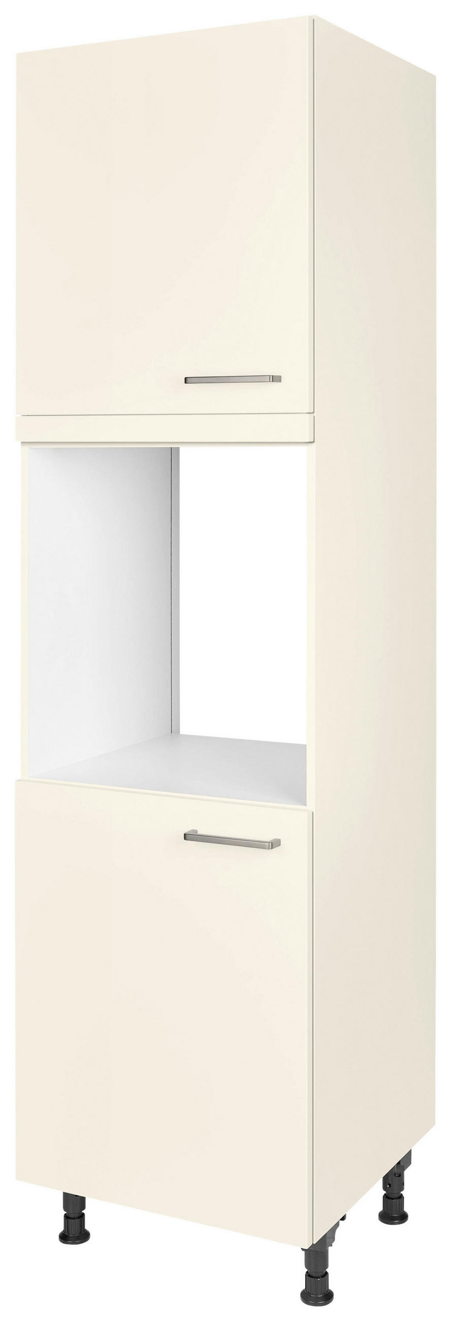 GERÄTEUMBAUSCHRANK 60/216,6/58 cm  in Magnolie  - Edelstahlfarben/Magnolie, MODERN, Holzwerkstoff/Metall (60/216,6/58cm) - Nobilia