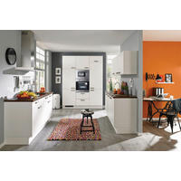 KÜCHENLEERBLOCK   in Weiß  - Edelstahlfarben/Weiß, KONVENTIONELL, Holzwerkstoff/Metall (180/180/180cm) - Xora