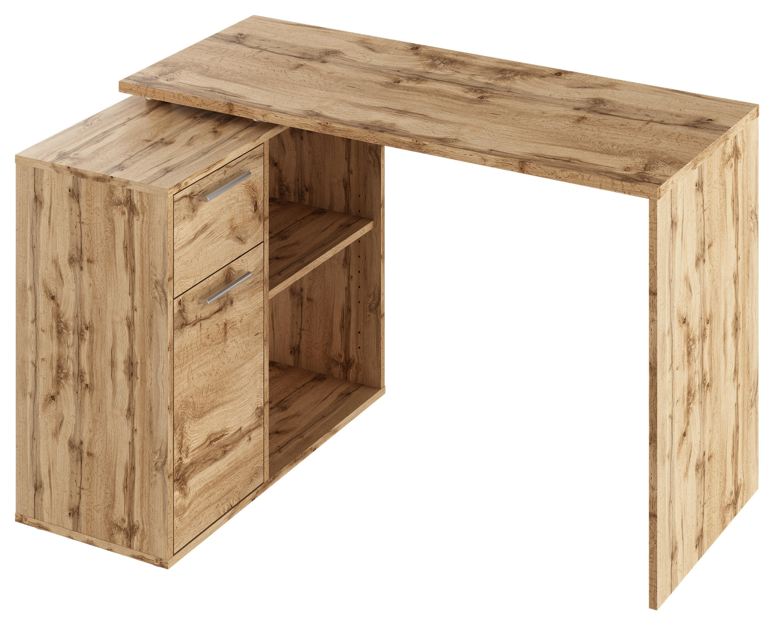 PÍSACÍ STÔL, farba duba, 117/75/83 cm - farba duba, Design, kompozitné drevo (117/75/83cm) - Xora