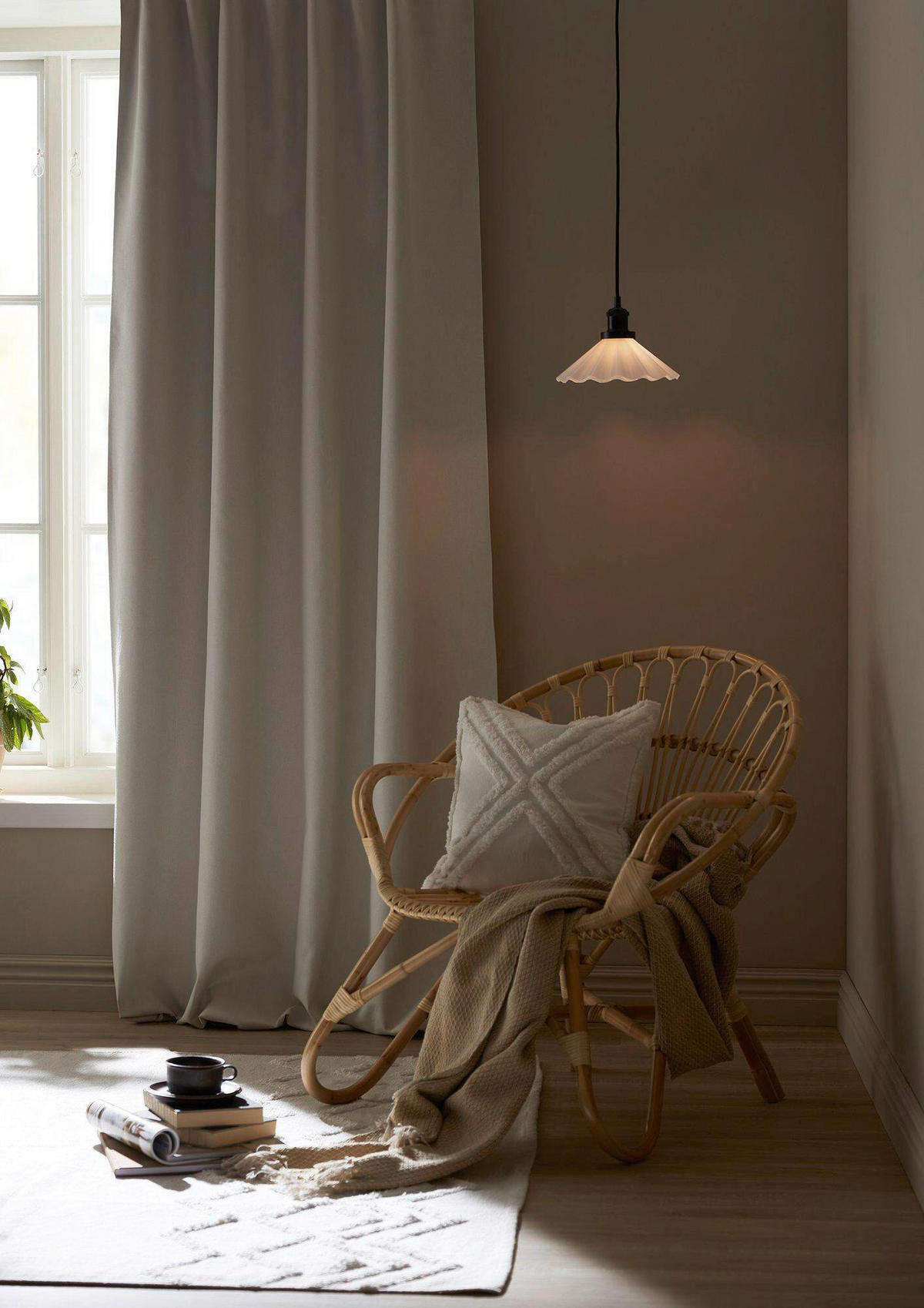 VERDUNKELUNGSVORHANG black-out (lichtundurchlässig)  - Beige, Basics, Textil (135/280cm)