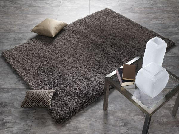 HOCHFLORTEPPICH 133/195 cm Braun, Grau  - Braun/Grau, Basics, Textil (133/195cm) - Novel