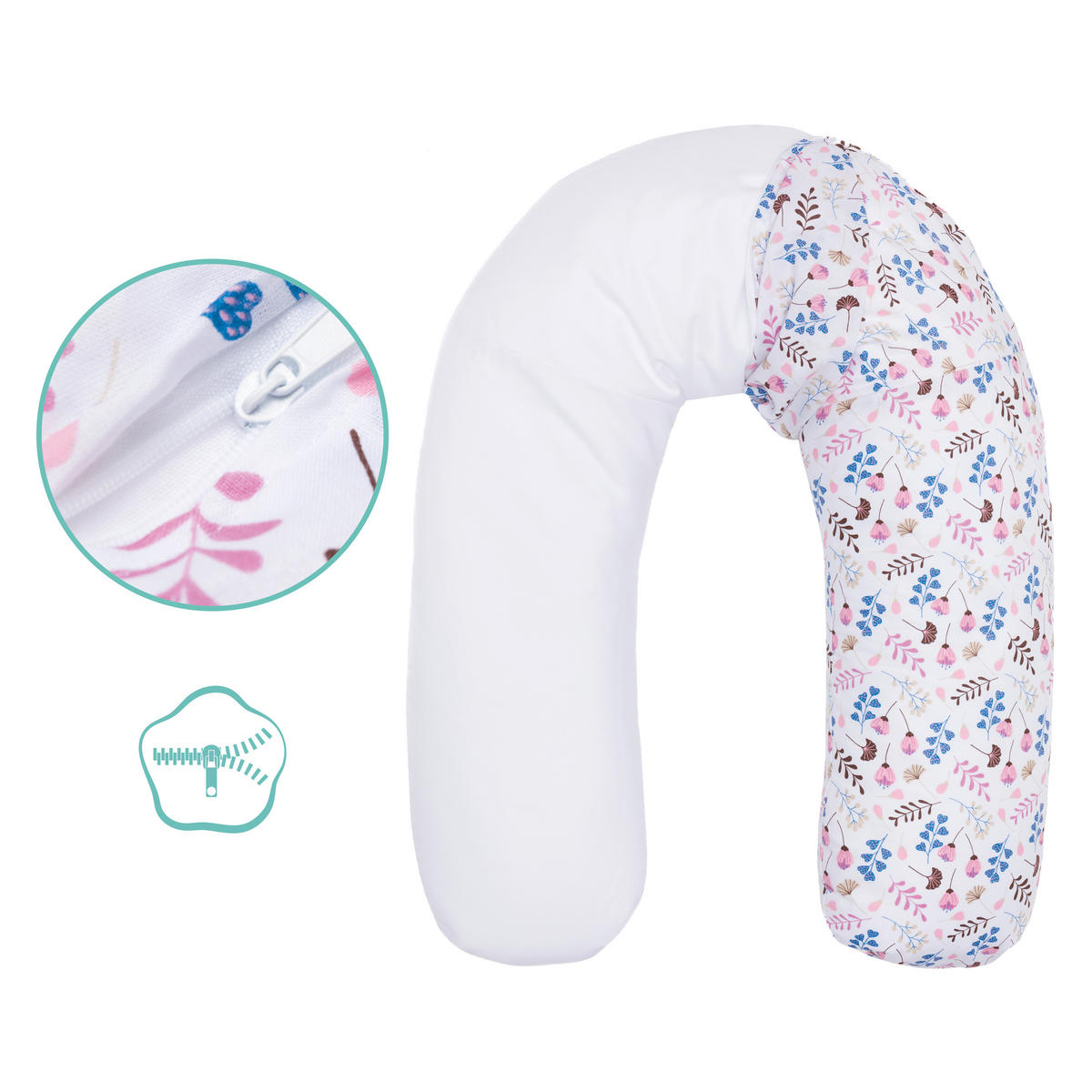 STILLKISSEN 190 cm Mohnwiese   - Multicolor, Basics (190cm) - Fillikid