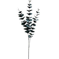 KUNSTBLUME - Silberfarben/Schwarz, Basics (100cm)