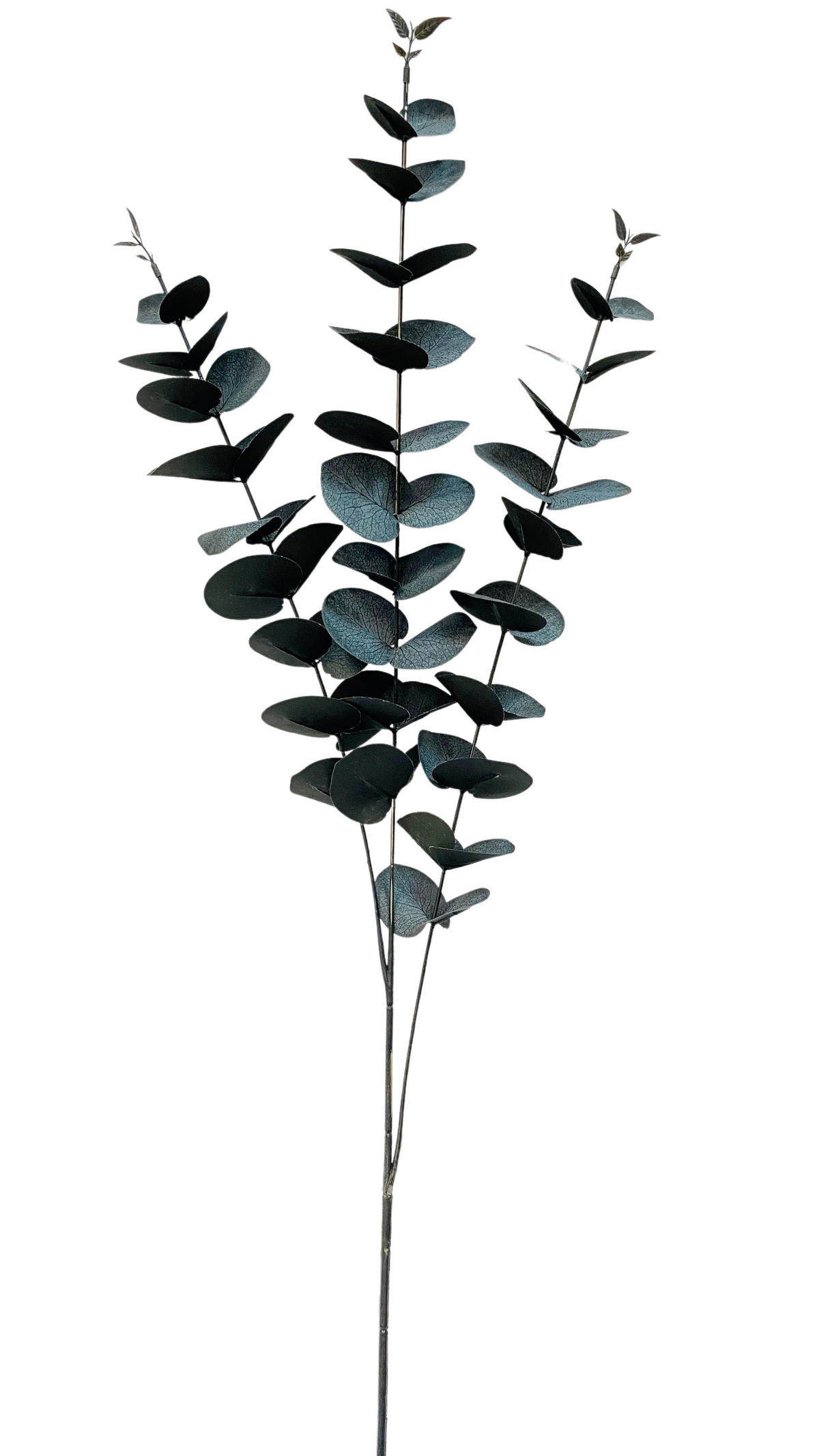 KUNSTBLUME - Silberfarben/Schwarz, Basics (100cm)