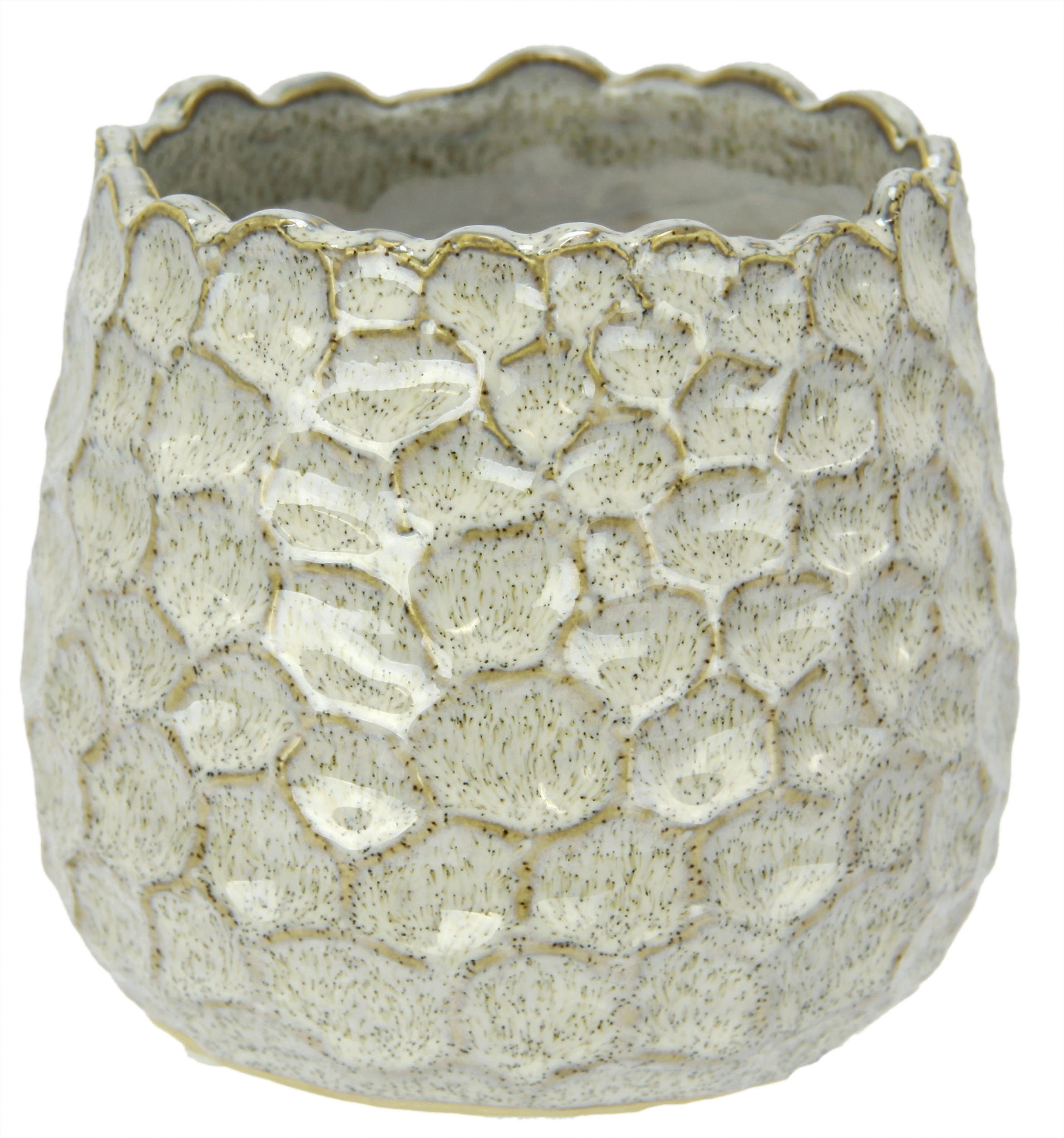 VASE   - Creme, Basics, Keramik (13/12cm)