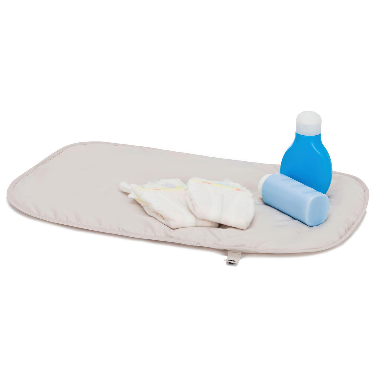 WICKELTASCHE  - Greige/Schwarz, Basics, Textil (43/28/14cm) - Fillikid