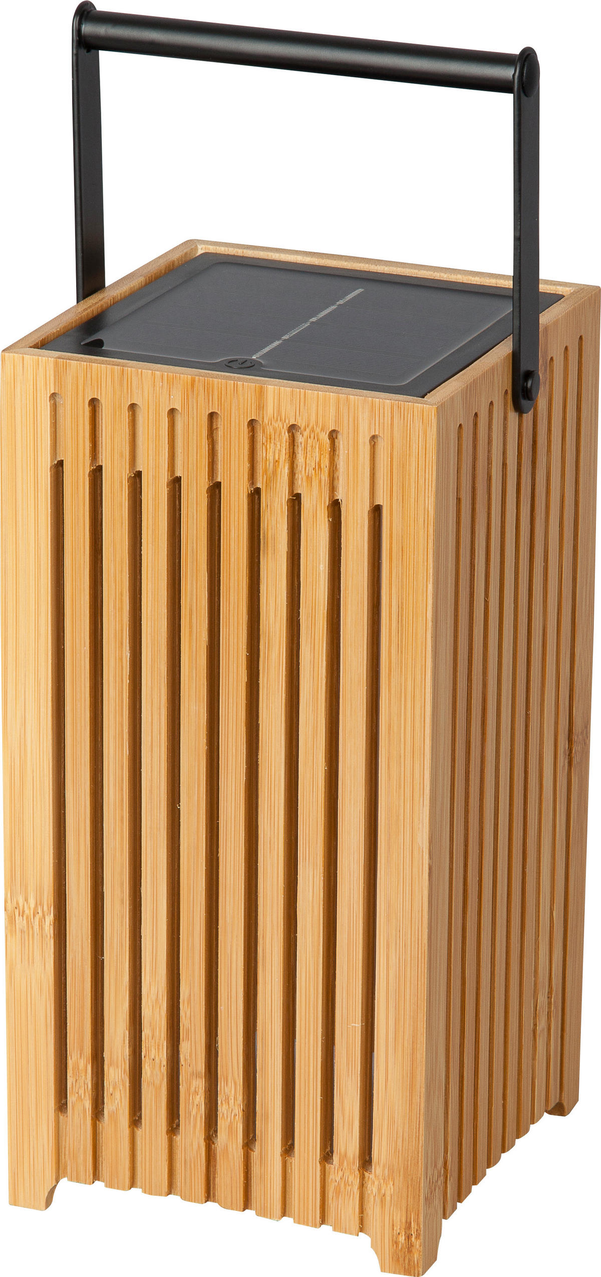 SOLÁRNE SVIETIDLO, 12/12/24 cm - čierna, Design, kov/drevo (12/12/24cm) - Ambia Garden