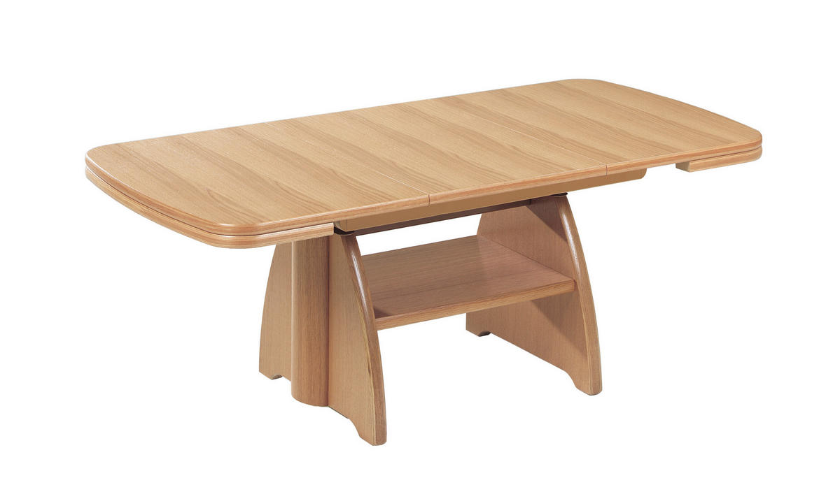 COUCHTISCH in Holzwerkstoff 90-131/65/56-75 cm  - Eichefarben, Konventionell, Holzwerkstoff (90-131/65/56-75cm) - Venda