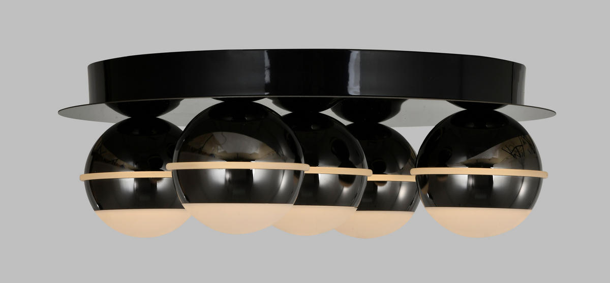 LED-DECKENLEUCHTE Biarritz 40/40/14 cm  - Sandfarben, Design, Kunststoff/Metall (40/40/14cm)