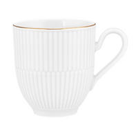 MUGG  - vit/guldfärgad, Klassisk (0,35l) - Seltmann Weiden