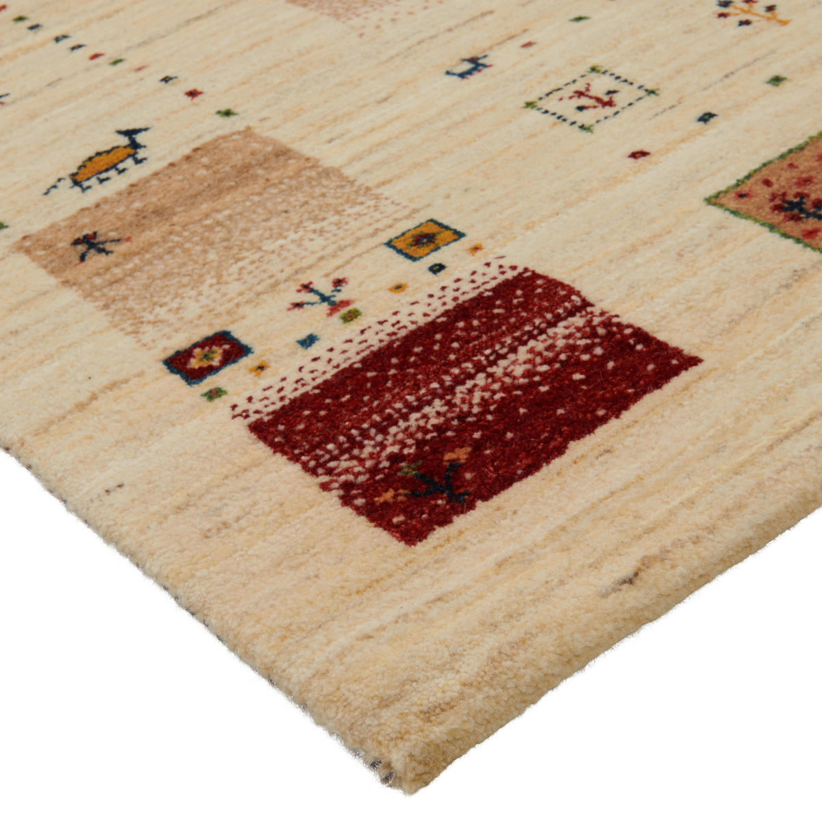 ORIENTTEPPICH 140/200 cm Mother Earth Camel Braun, Creme, Naturfarben  - Creme/Braun, LIFESTYLE, Textil (140/200cm) - Cazaris