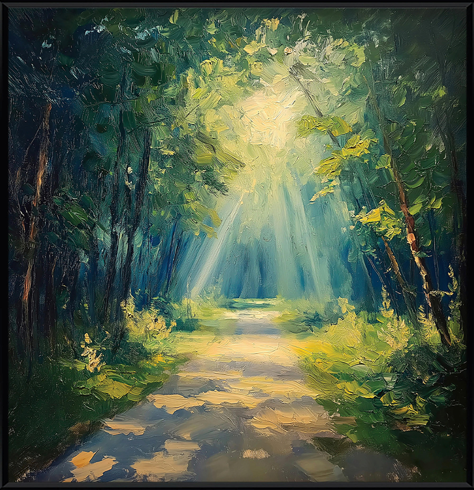 Euroart KOVOVÝ OBRAZ, krajina a příroda, 30/30/2 cm