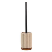 WC SADA - ŠTĚTKA A DRŽÁK - ecru, Basics, plast (9.1/38.5cm) - Homeware