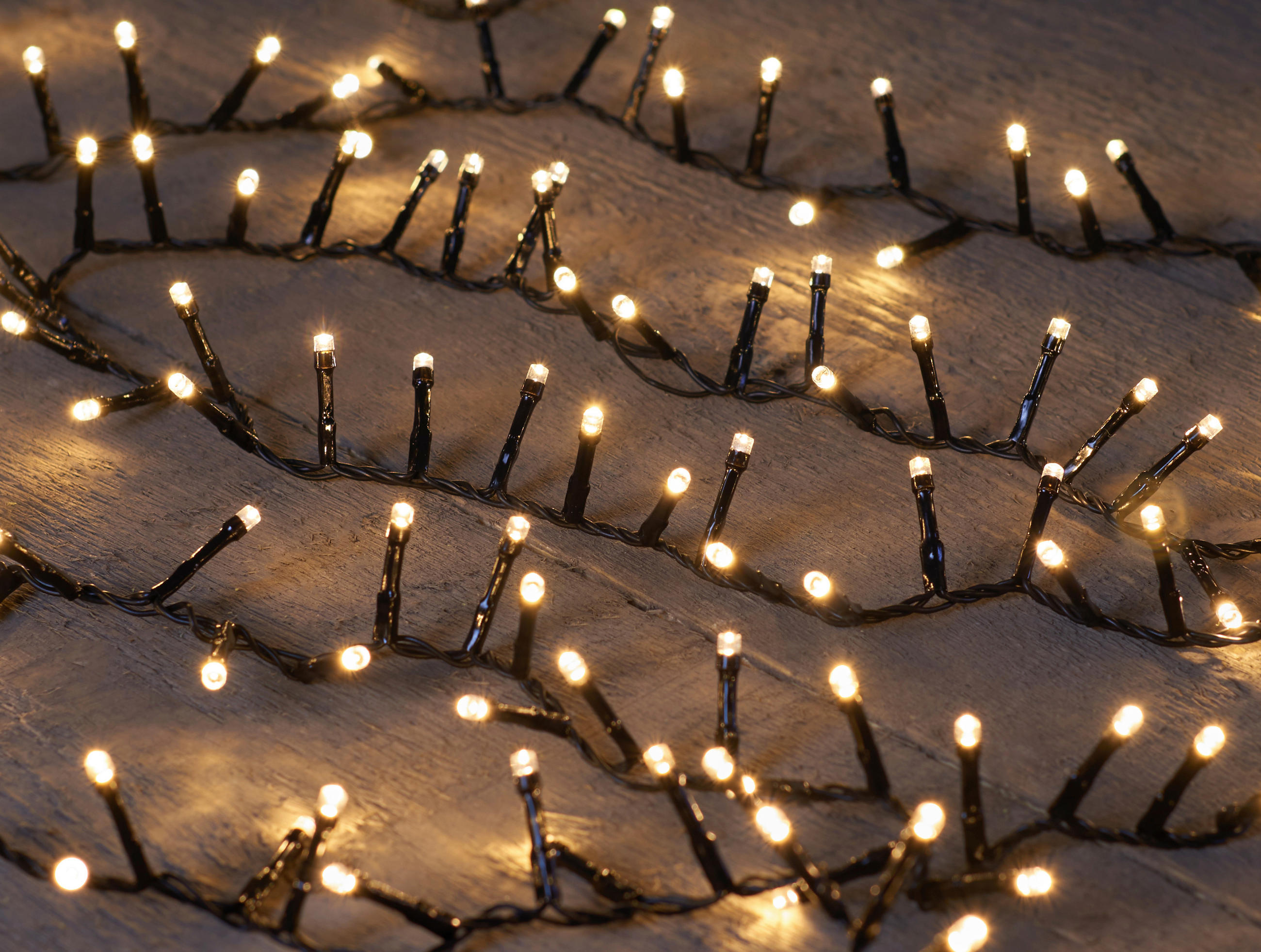 Lichterkette mit 300 LED´s 800 cm  - Schwarz, Basics, Kunststoff (800cm) - X-Mas