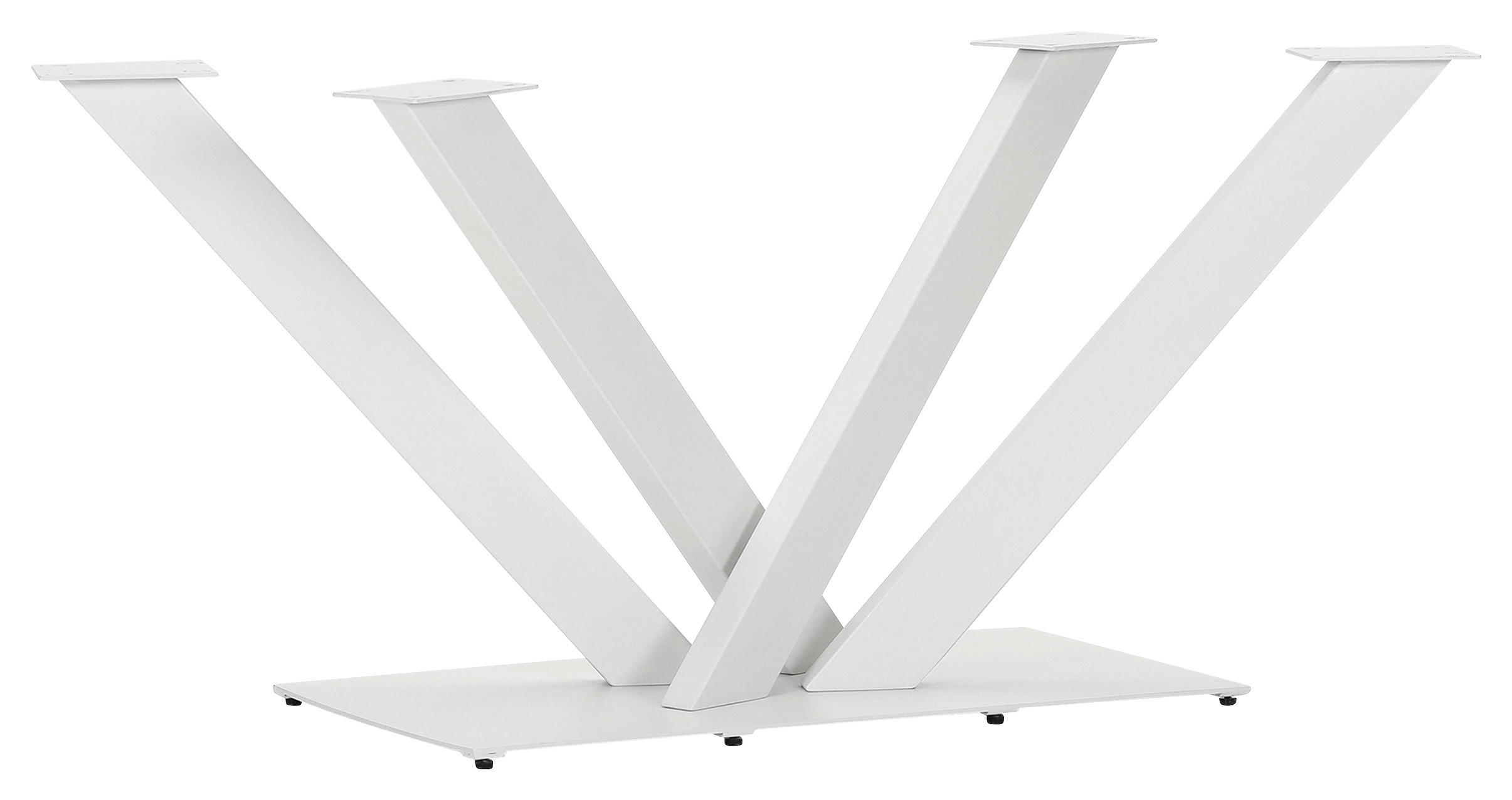 TISCHGESTELL 150/70/73 cm  Metall Weiß  - Weiß, Design, Metall (150/70/73cm) - Landscape