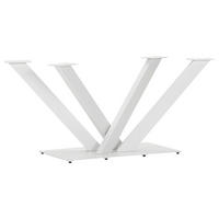 TISCHGESTELL Weiß   - Weiß, Design, Metall (150/70/73cm) - Landscape