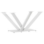 TISCHGESTELL Weiß   - Weiß, Design, Metall (150/70/73cm) - Landscape