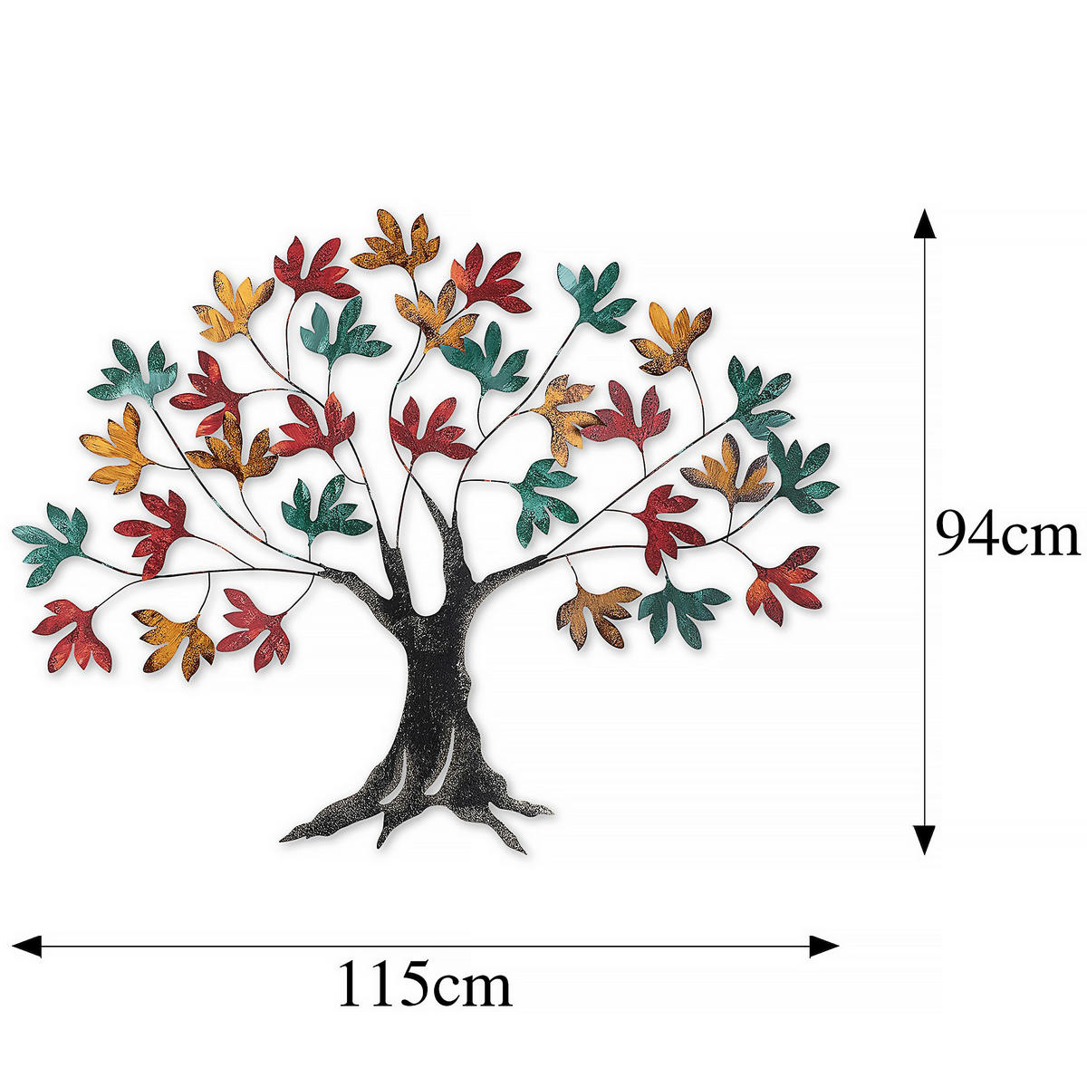 METALLBILD  - Multicolor, Basics, Metall (115/94cm)