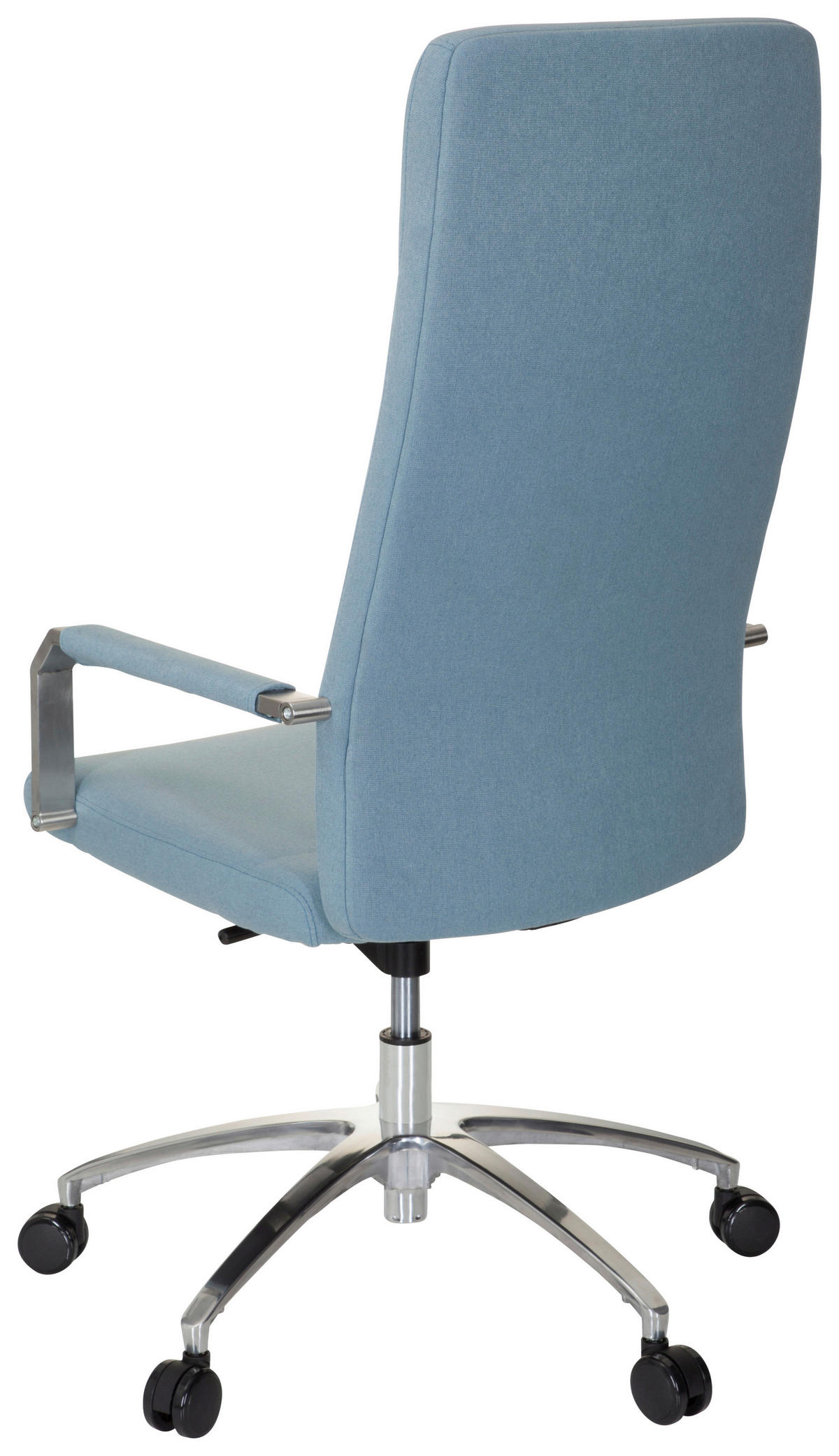 DREHSTUHL Flachgewebe Hellblau  - Alufarben/Hellblau, MODERN, Kunststoff/Textil (56/131/67cm) - MID.YOU