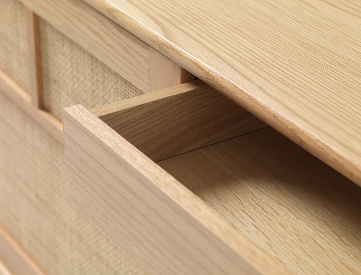 SIDEBOARD  in 180/79/45 cm  - Eichefarben/Naturfarben, Trend, Naturmaterialien/Holzwerkstoff (180/79/45cm) - Carryhome