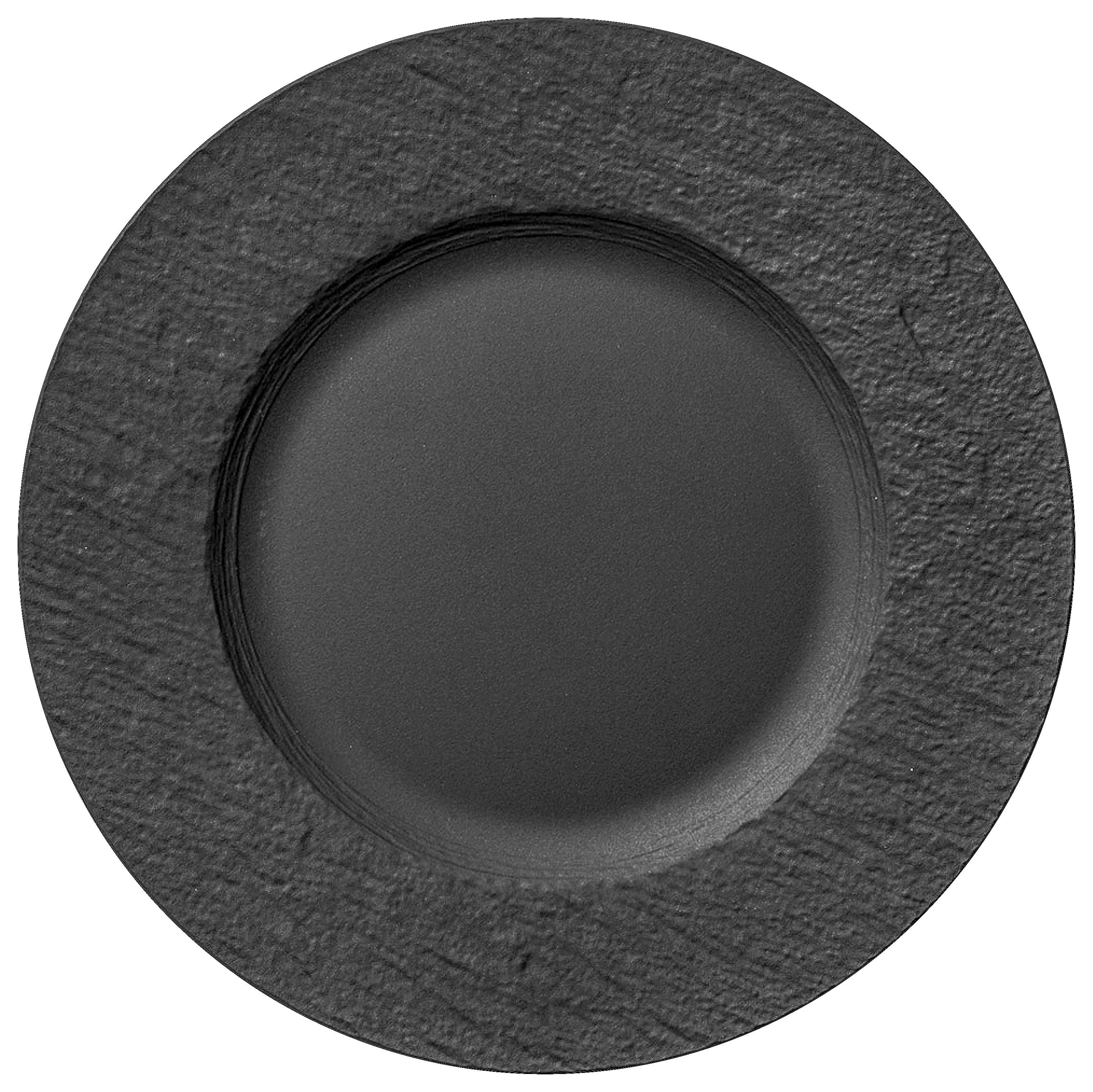 FRÜHSTÜCKSTELLER Manufacture Rock  22 cm   - Schwarz, Design, Keramik (22cm) - Villeroy & Boch