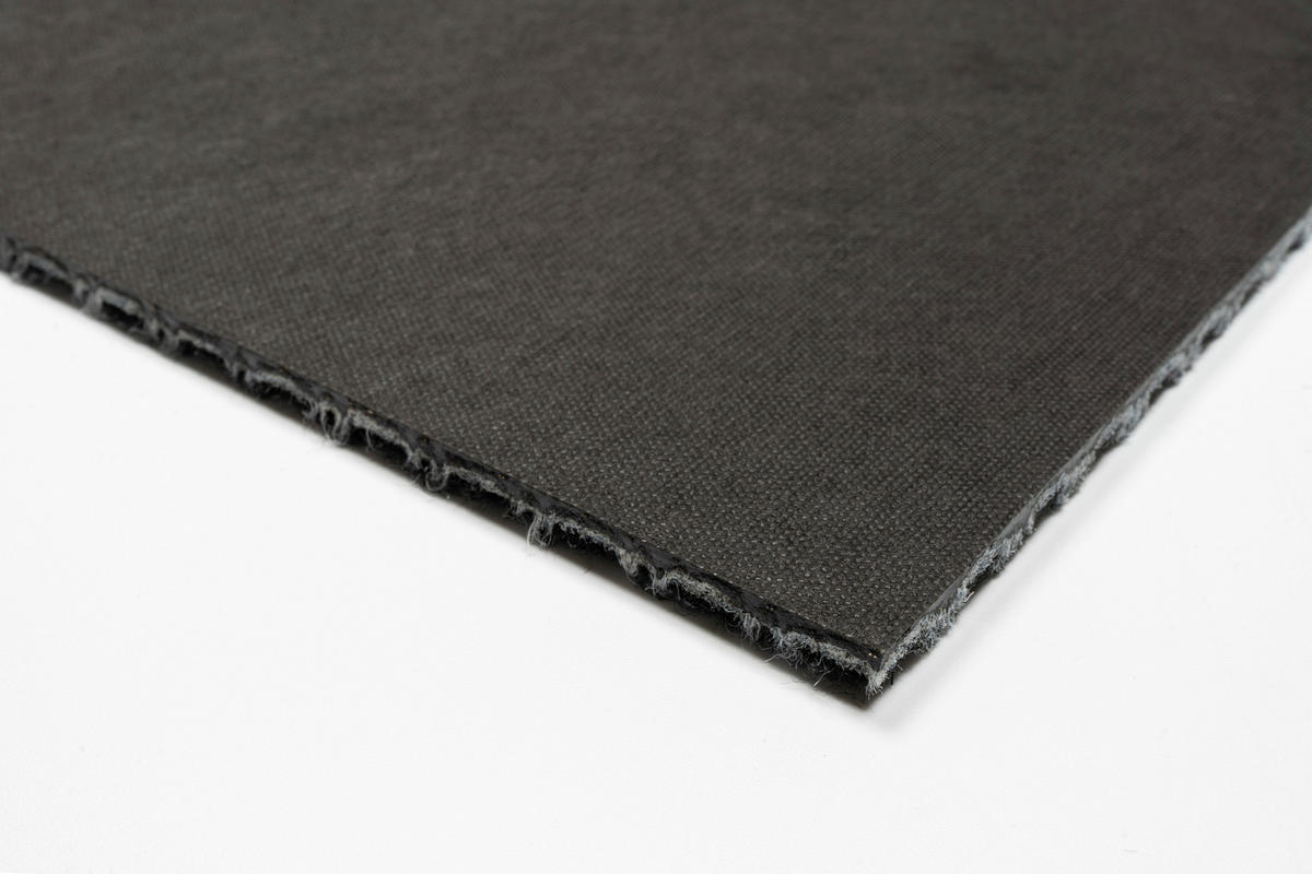 TEPPICHFLIESE 50/50 cm  in Grau, Schwarz  - Schwarz/Grau, Basics, Textil (50/50cm)