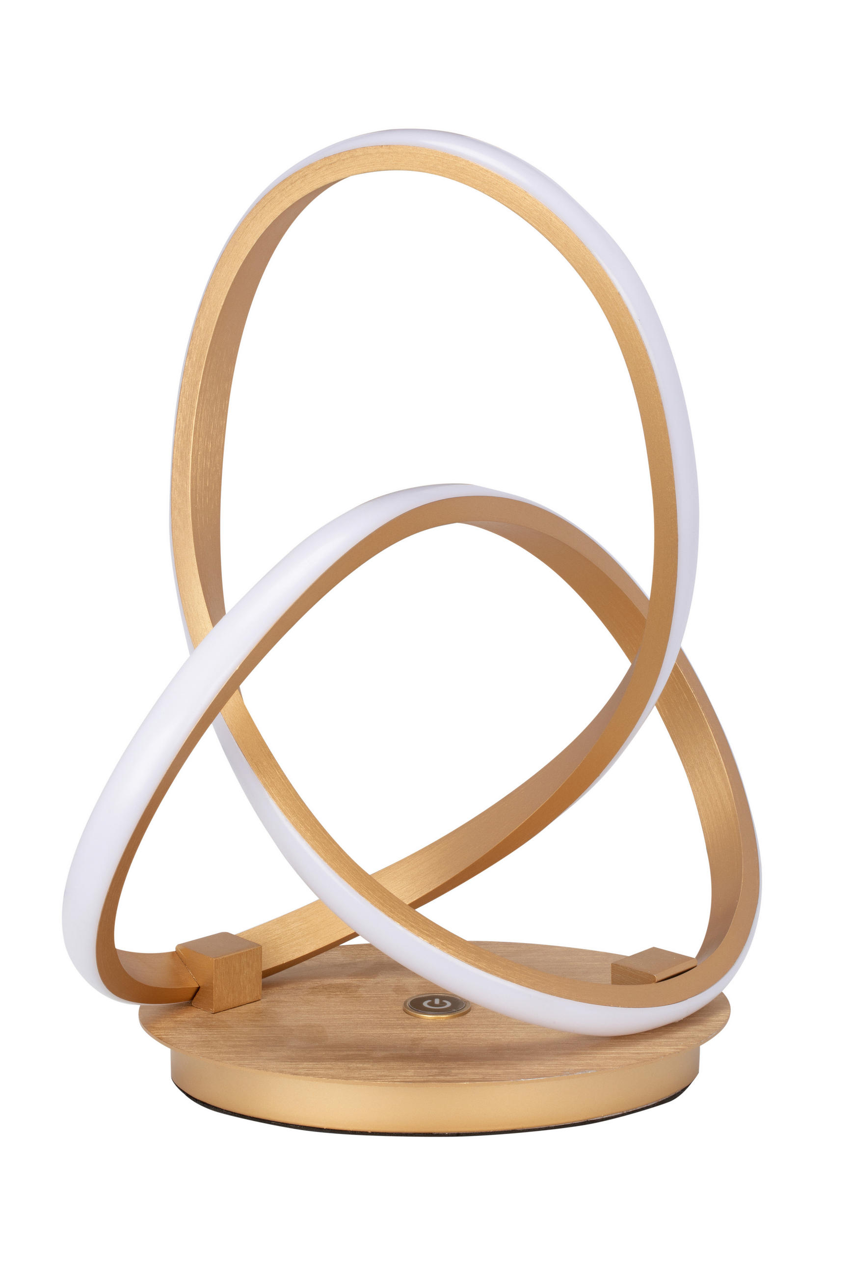 LED-TISCHLEUCHTE 24/33 cm   - Goldfarben, Design, Kunststoff/Metall (24/33cm) - Dieter Knoll