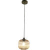 PENDELLEUCHTE Dock 20/200 cm   - Schwarz, Design, Glas/Metall (20/200cm) - Fabas Luce