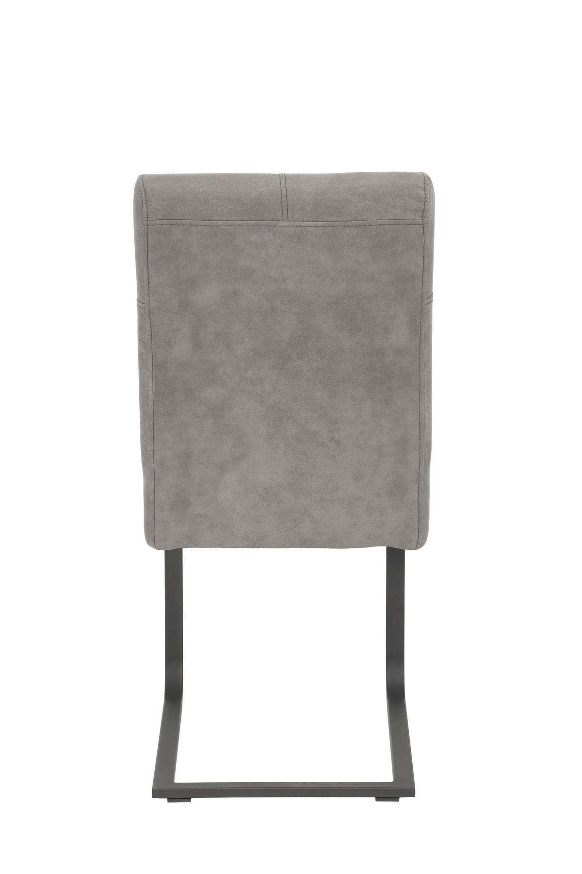 TISCHGRUPPE Mikrofaser Grau  - Grau, MODERN, Textil/Metall (120 - 160/76/80cm) - MID.YOU