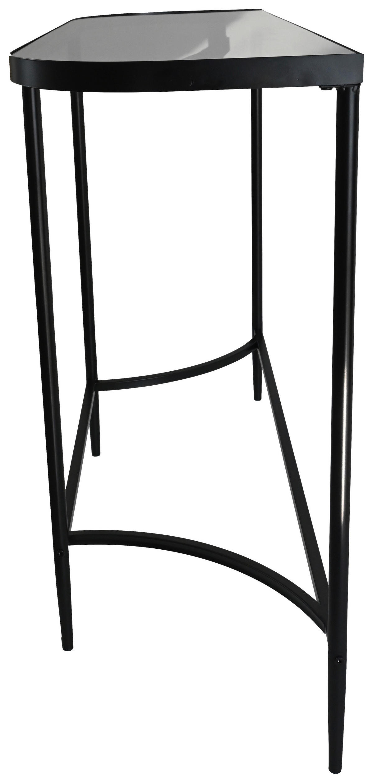 KONSOLENTISCH Schwarz  - Schwarz, Design, Glas/Metall (110/35/80cm) - Xora