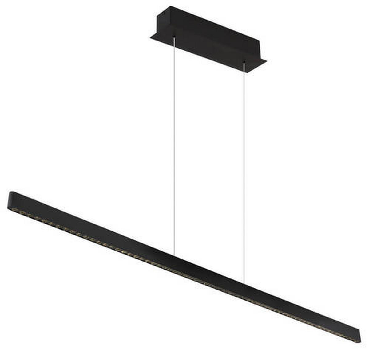 VISEČA LED-SVETILKA   //4000 K/230 V/ - črna, Konvencionalno, kovina (120/9/120cm) - Globo