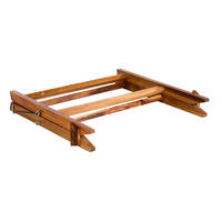 SERVIERPLATTE MORRA  - Schwarz/Mokka, Basics, Holz/Stein (36,5/26,5/34cm)